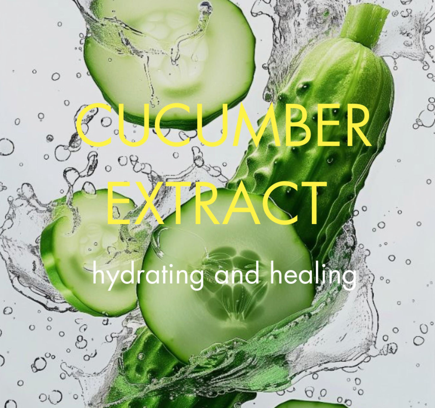 cucumber extract in skinbuzz skincare brand moisturizer