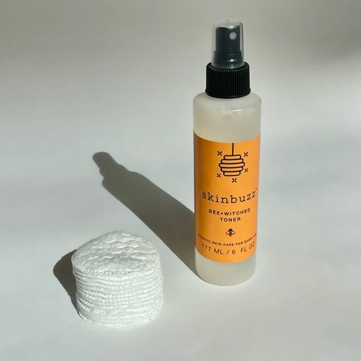 bee-witched skinbuzz organic face toner spray bottle 